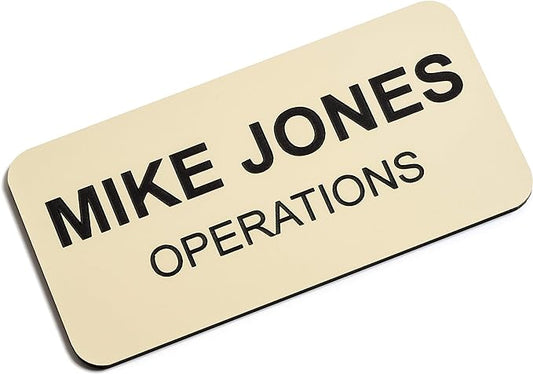Custom Engraved Name Tag Badges – Personalized Identification by ProvidenceEngraving