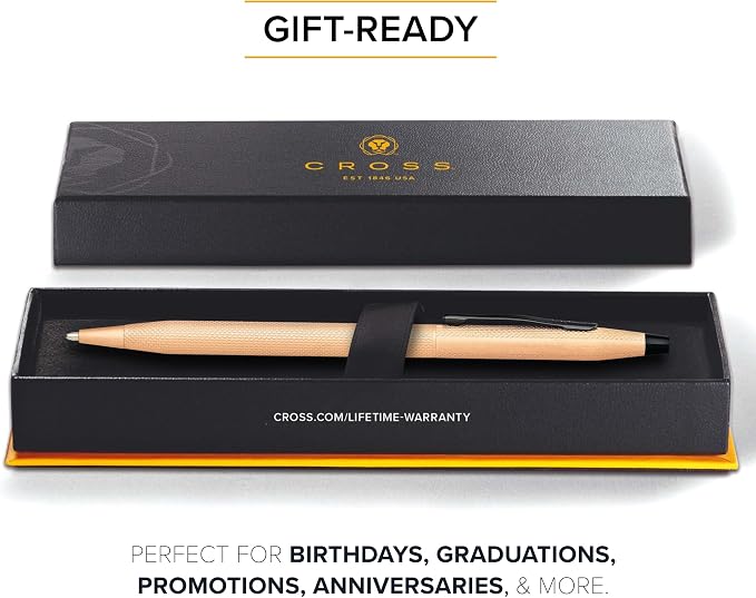 Cross Classic Century Brushed Rose-Gold PVD Ballpoint Pen - Image 7
