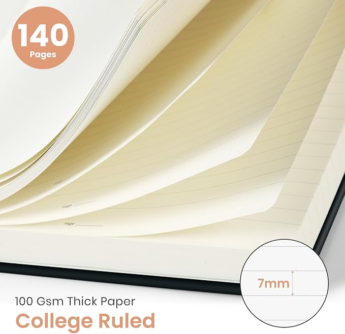 Taja Lined Spiral Notebook Journal - Image 2