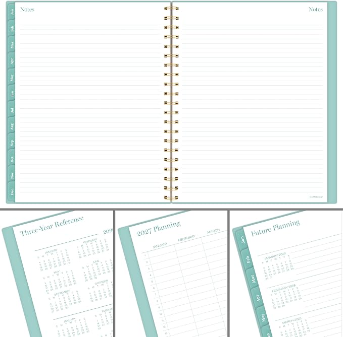 Mead Cambridge 2027 Planner, Weekly & Monthly, 8.5" x 11" - Image 9