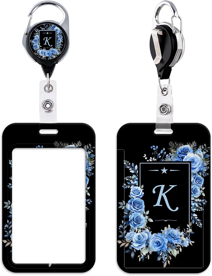 Black Retractable Badge Holder Reel by beemorita