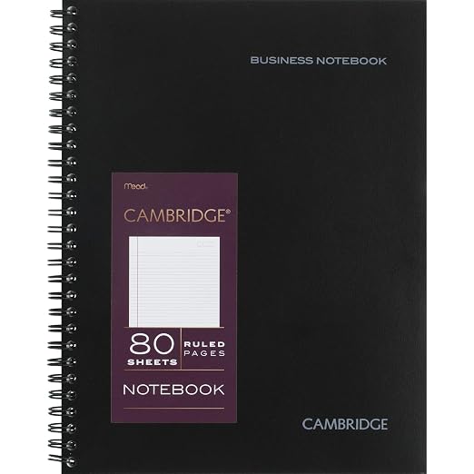 Cambridge Limited Professional Spiral Notebook NEW BUSINESS ADDITION, 3 Pack - Image 2