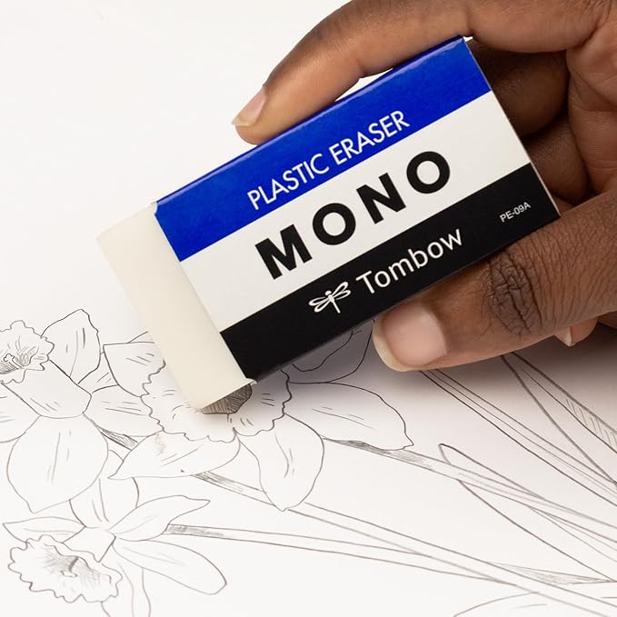 TOMBOW 57332 Mono Eraser, 1 Pack. Cleanly Removes Marks Without Damaging Paper - Image 2