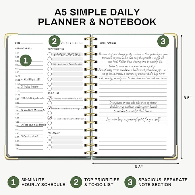 Ovesmusl Undated Daily Planner - Image 3
