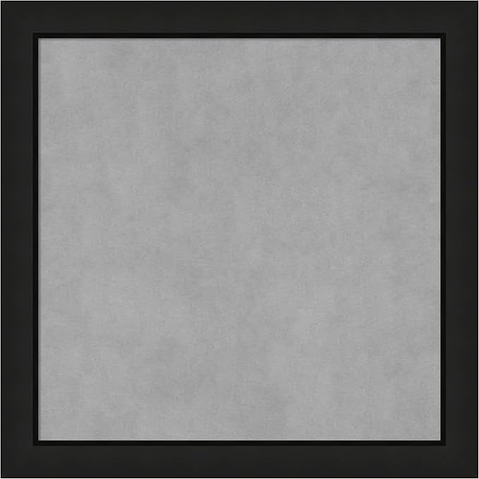 Amanti Art Black Framed Magnetic Board 23x23 Medium Vision Board by AmantiArt