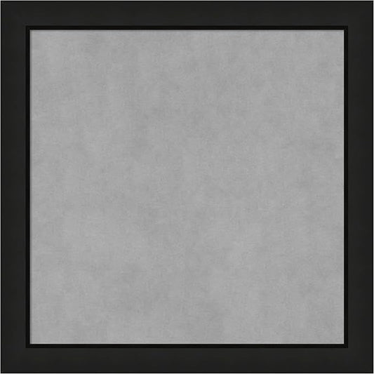 Amanti Art Black Framed Magnetic Board 23x23 Medium Vision Board by AmantiArt