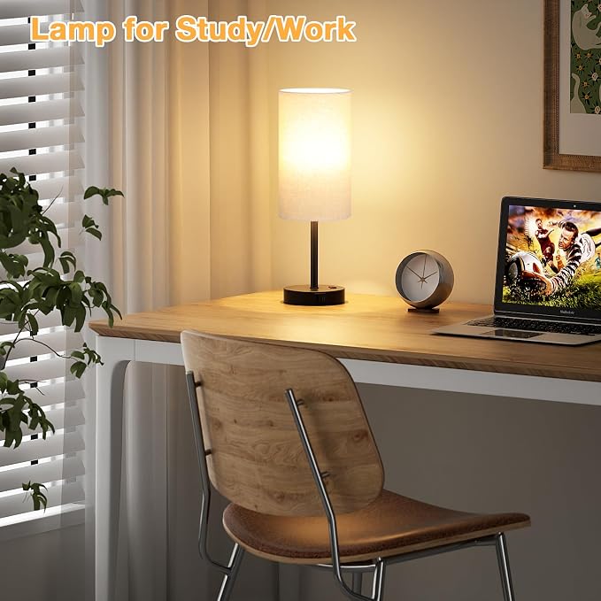 Dicoool Tall Touch Bedside Table Lamp - Image 6