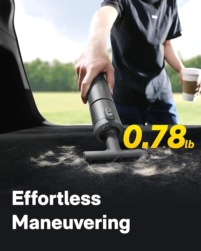 HOTO Handheld Car Vacuum Cleaner Cordless, 4-in-1 Portable Mini Vacuum with 20000Pa Strong Suction, Electric Compressed Air Duster Blower for Car, Desk, Computer, Keyboard, Home, Office Cleaning-DeskLoop Office