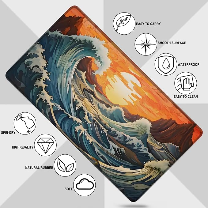 Gaming Mouse Pad, Waterproof Extra Large Mousepad - Image 5