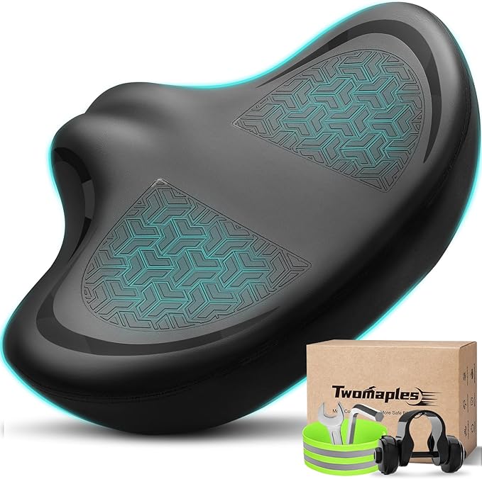 Noseless Bike Seat Cushion for Men & Women by Moreergonomicoversizedbikeseat
