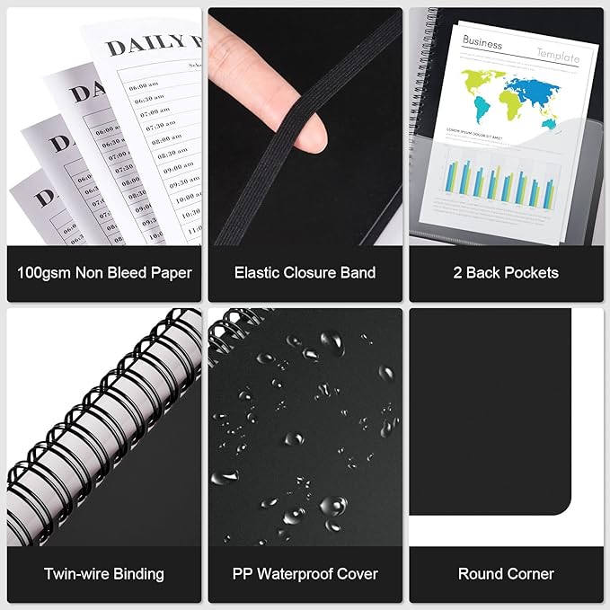 Planner Undated, Asten Daily Planner Agenda - Image 5