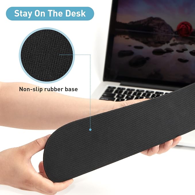 Yolanda Keyboard Wrist Rest Memory Foam, Easy Typing Pain Relief, Keyboard - Image 4