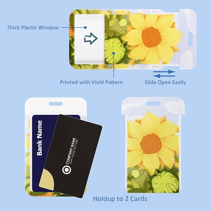 ID Card Badge Holder Key Chain - Image 4