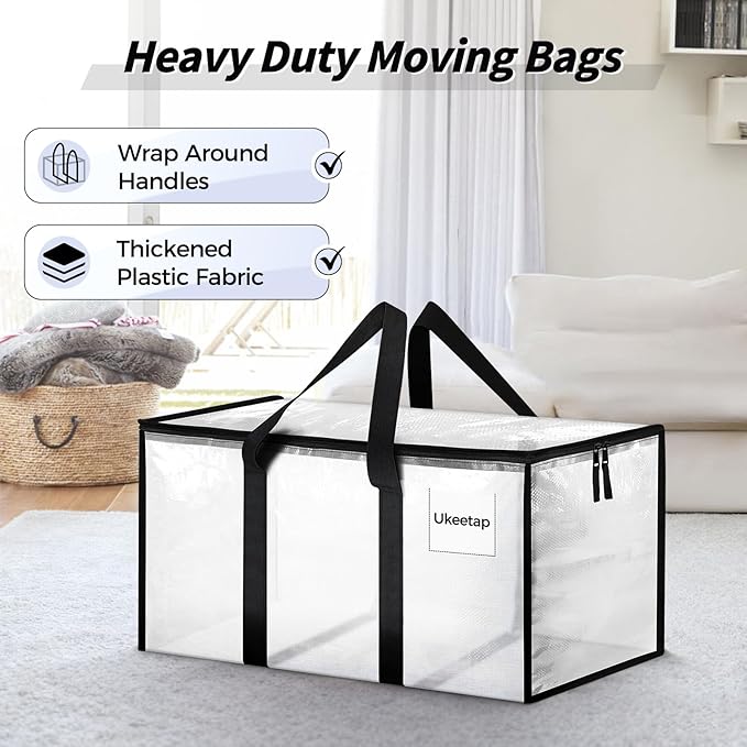 16 Pack Extra Large Heavy Duty Moving Bags, Reinforced Handles & Heavy-Duty - Image 4