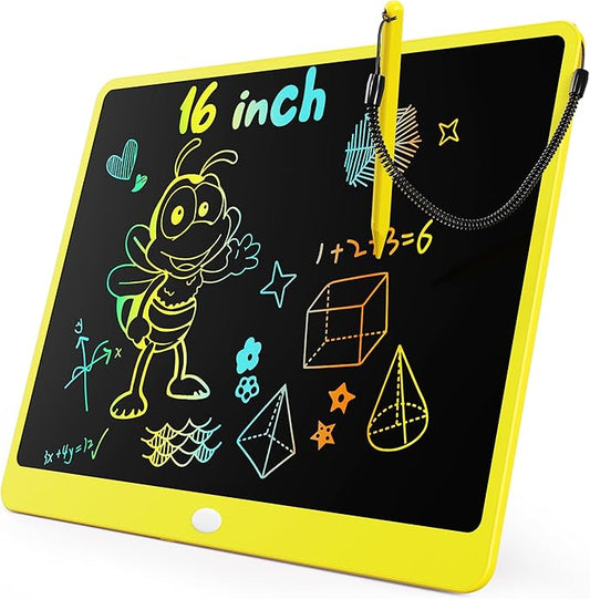 KOKODI LCD Writing Tablet, 16 Inch Colorful Toddler Doodle Board Drawing Tablet by WhereKidsLearnThroughPlay