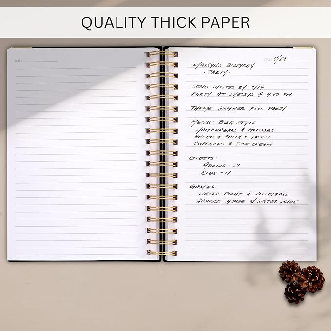 Aesthetic Thick Spiral Notebook Journal - Image 7
