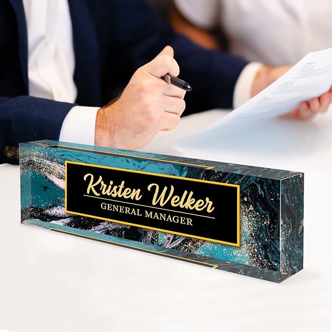 Desk Name Plate Personalized, Custom Name Plates - Image 5