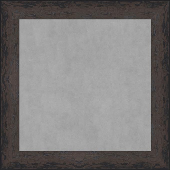 Amanti Art Black Framed Magnetic Board 15x15 X-Small Vision Board by AmantiArt