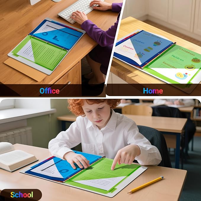 8-Tab Dividers for 3-Ring Binders, Insertable 8 Tabs Binder Divider for - Image 7