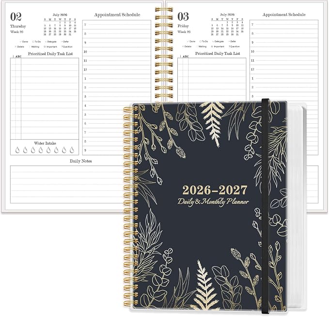 Daily Planner 2026-2027 by Qzyoneei