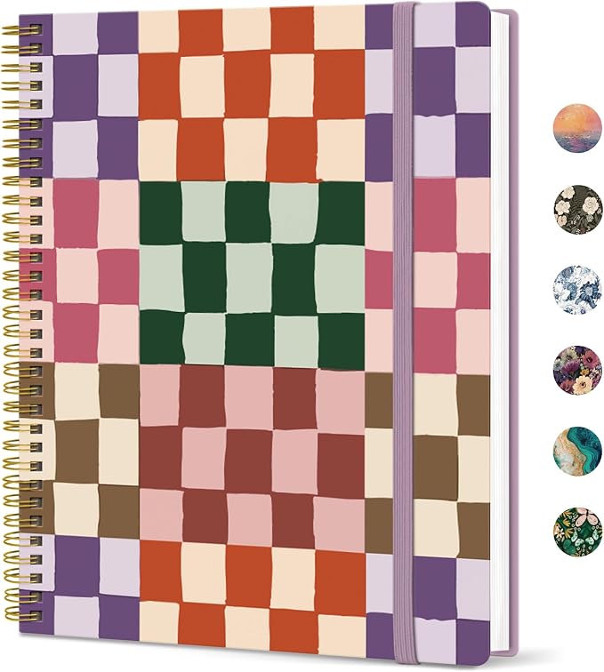 Taja Large Spiral Lined Journal by Taja