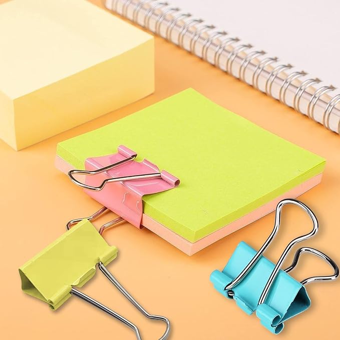 2 Inch Extra Large Binder Clips, Colored Jumbo Paper Clips, Big Paper Clamps - Image 6