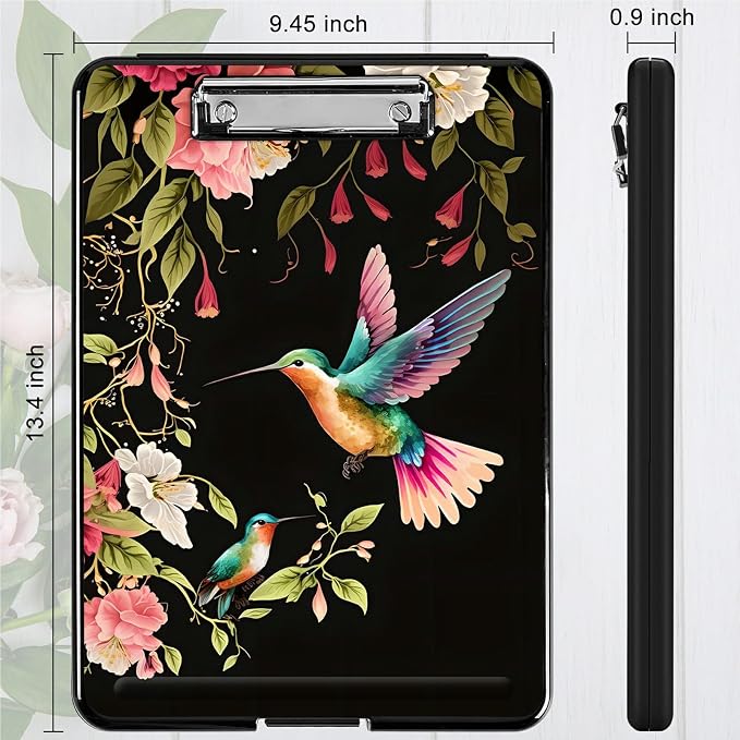A4 Clipboard with Storage Pen Holder, Clipboards Organizer Nursing Clipboard - Image 4