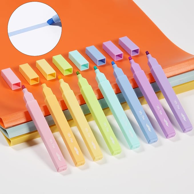 Mr. Pen- Aesthetic Highlighters No Bleed, 8 Pack, Pastel Candy Colors - Image 6