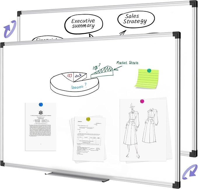 XBoard Magnetic Dry Erase Whiteboard 48 x 36 Inch - Image 2