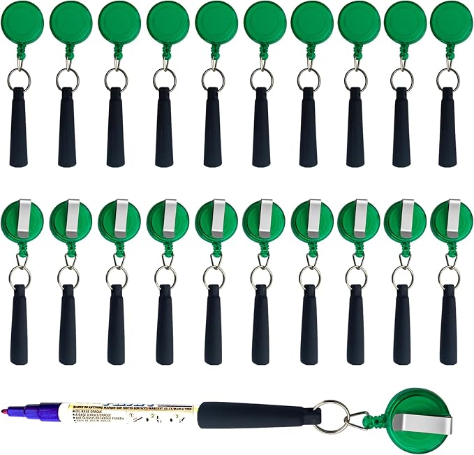 Duty Retractable Pull Pen Holder -Thick Nylon Cable- Ideal by Buynow