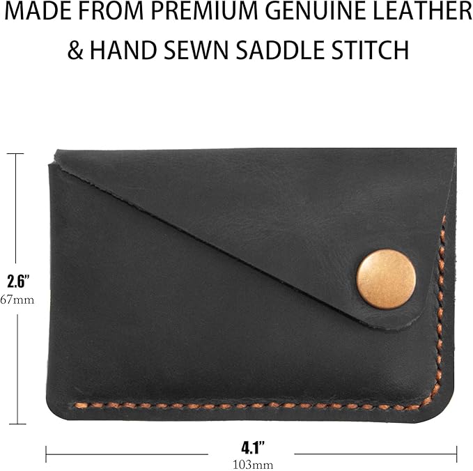 Leather Card Holder, Credit Card Wallet, Cardholder Wallet, Minimalist Wallet - Image 5