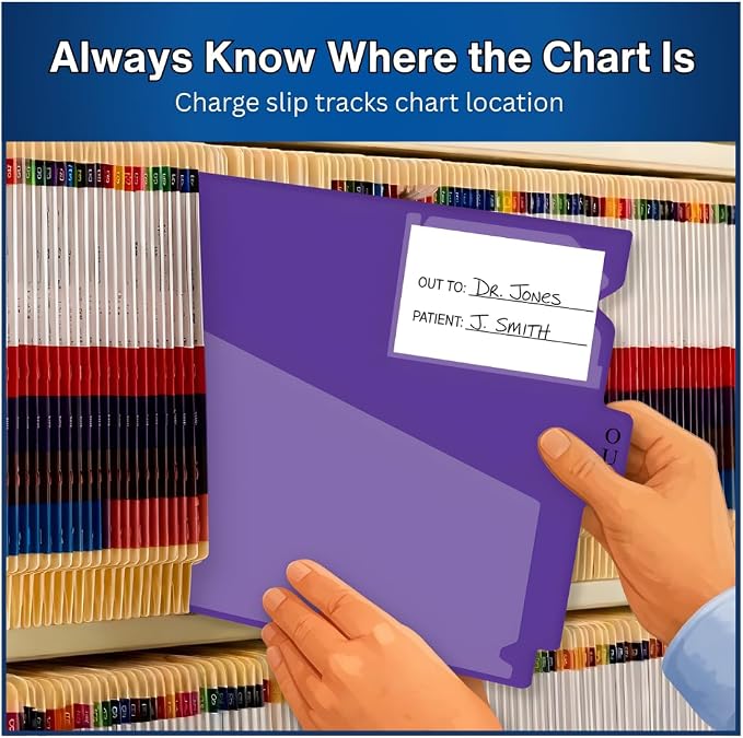 Doctor Stuff - Center Tab Vinyl Out Guides, Diagonal Cut Front Pocket, Top - Image 3