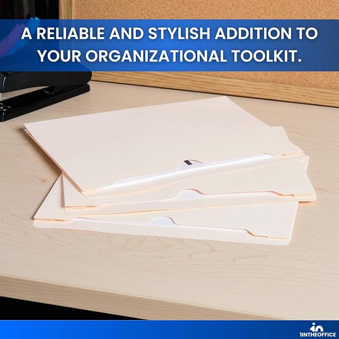 1InTheOffice Manila Expanding File Folders Jacket, 50 Pack - Image 6