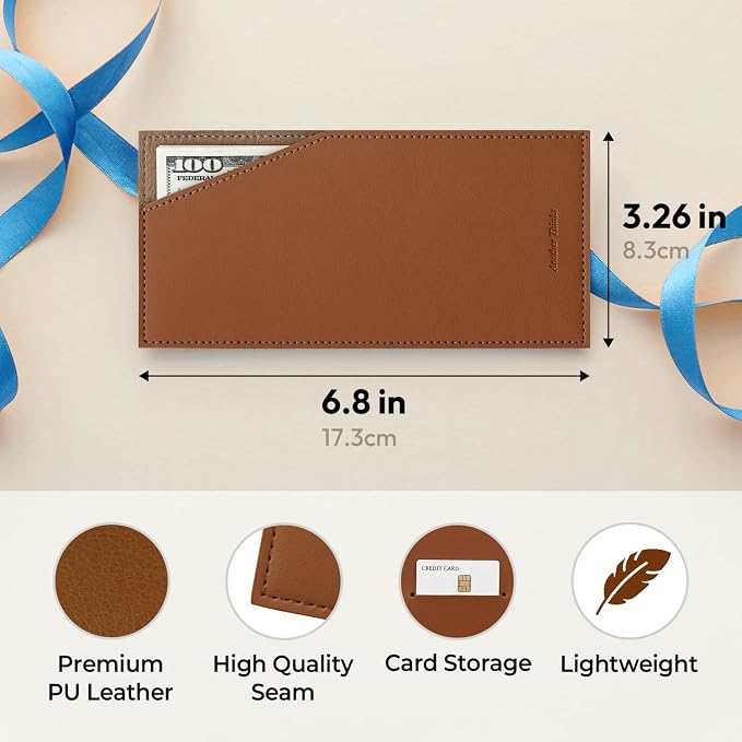 carrotez PU Leather Card and Cash Envelope - Image 4