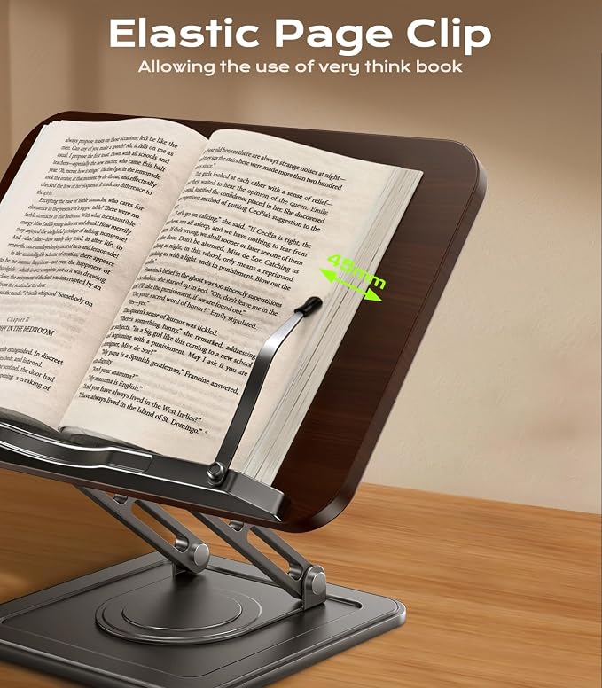 Book Stand for Reading, Adjustable Book Holder - Image 6