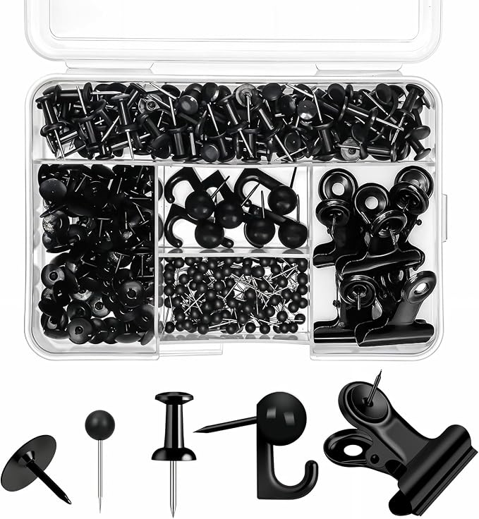 310 Pcs Push Pins Set by BESARME