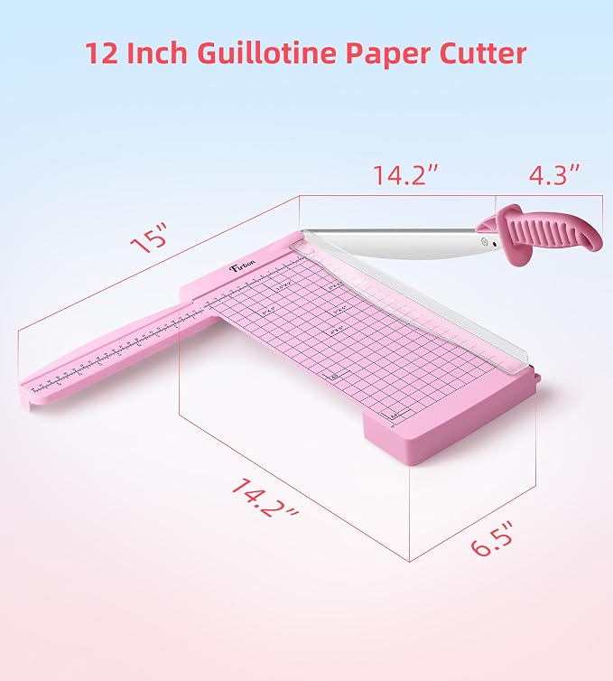 Firbon 12" Guillotine Paper Cutter - Image 6