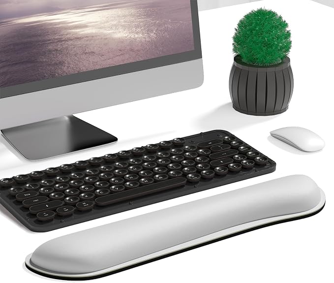 Dapesuom Enlarge Keyboard Wrist Rest, Cute Memory Foam Keyboard Wrist Cushion - Image 2