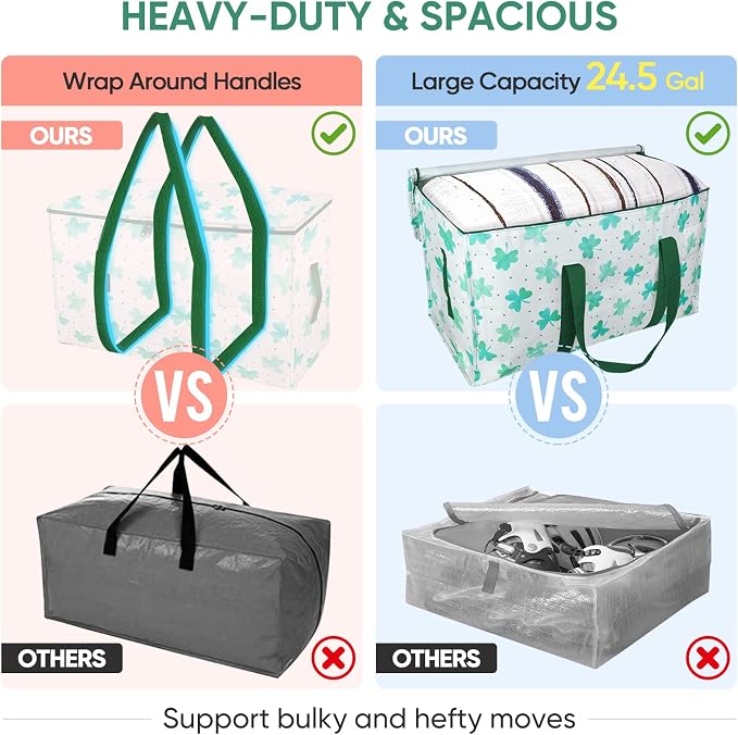 BALEINE 2-Pack Oversized Moving Bags - Image 4