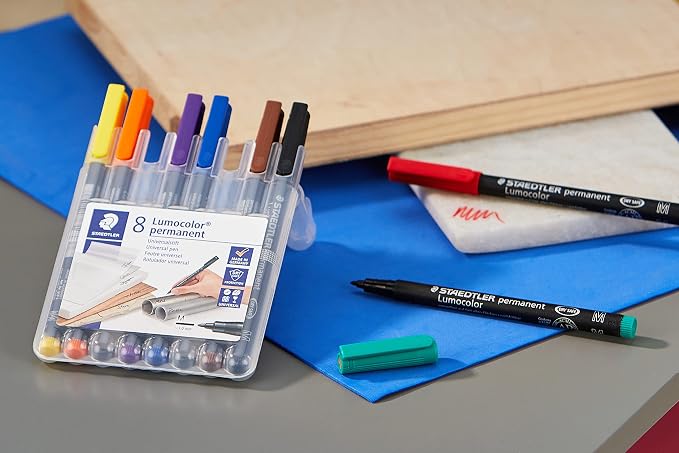 STAEDTLER Lumocolor Permanent Pen 317 Medium 1.0mm Line - Image 2