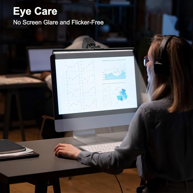 Computer Monitor Lamp, Screen Light Bar Eye Caring, Keyboard Lamp - Image 2