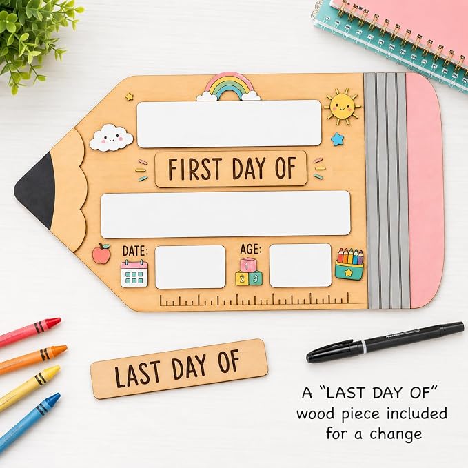 First Day of School Sign, Last Day of School Sign - Image 4