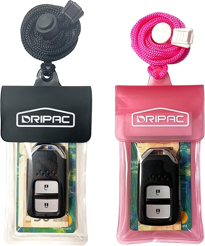 DRIPAC Waterproof Car Key FOB Case Waterproof Wallet Waterproof Holder Pouch by DRLOKPAK