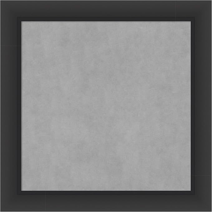 Amanti Art Black Framed Magnetic Board 29x29 Medium Vision Board by AmantiArt