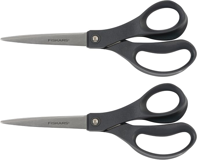 Fiskars 8” Everyday Stainless Steel Scissors - Image 2