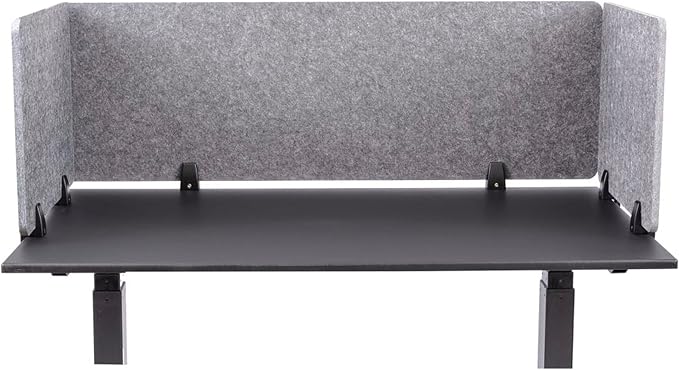ReFocus™ Raw Clamp-On Acoustic Desk Divider – Reduce Noise and Visual by SStandUpDeskStore