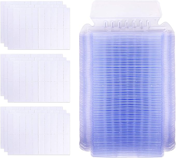 hupos File Folder Tabs, 100+200 Sets Hanging File Folder Tabs - Image 3