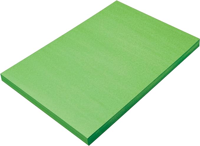 Prang Construction Paper, Bright Green, 100 Sheets by Prang