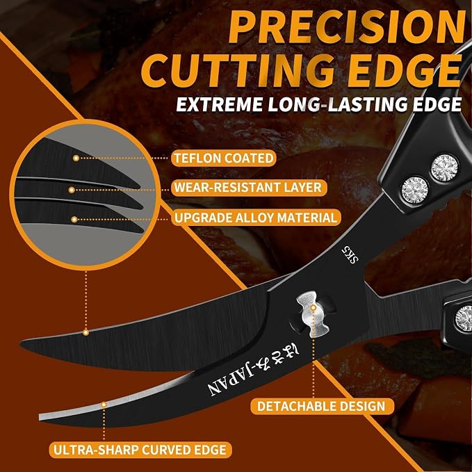Huusk Seafood Scissors Black - Image 3
