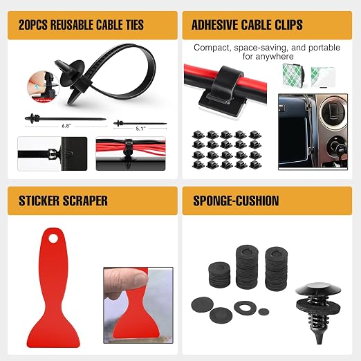 GOOACC 238Pcs Trim Removal Tool, Auto Push Pin Bumper Retainer Clip Set - Image 7